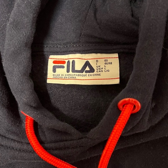 Cropped Fila Hoodie - Picture 2 of 2